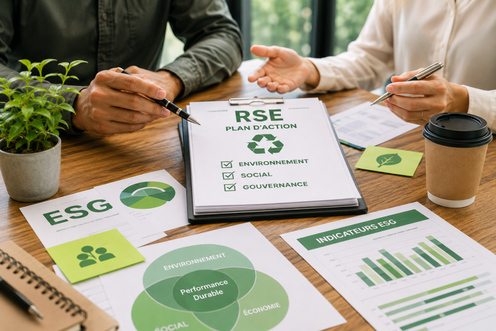 Formation RSE : plan d'action environnement, social, gouvernance et indicateurs ESG